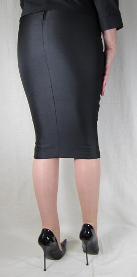 Hobble Skirt Knee Length - Suiting Twill